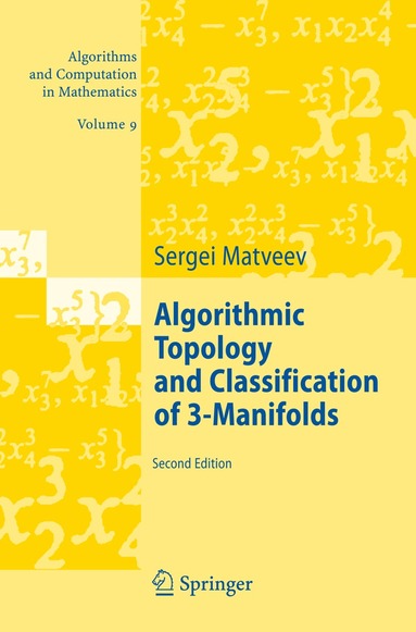 Sergei Matveev - Algorithmic Topology and Classification of 3-Manifolds, Häftad