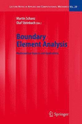 bokomslag Boundary Element Analysis