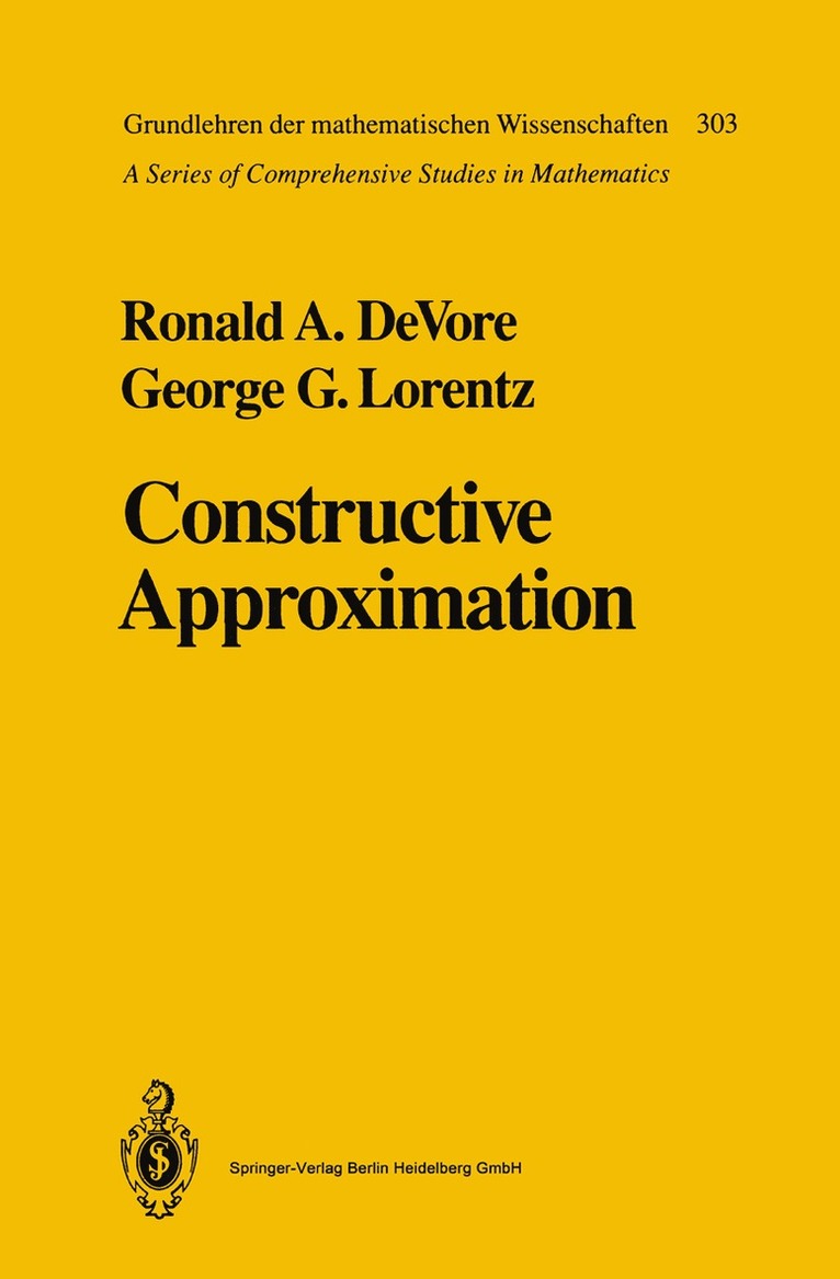 Constructive Approximation 1