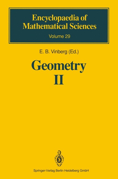 bokomslag Geometry II