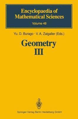 bokomslag Geometry III