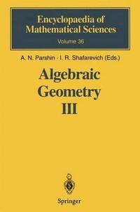 bokomslag Algebraic Geometry III