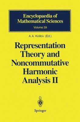bokomslag Representation Theory and Noncommutative Harmonic Analysis II