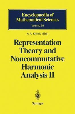 bokomslag Representation Theory and Noncommutative Harmonic Analysis II