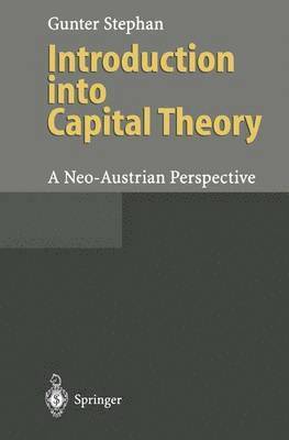 bokomslag Introduction into Capital Theory