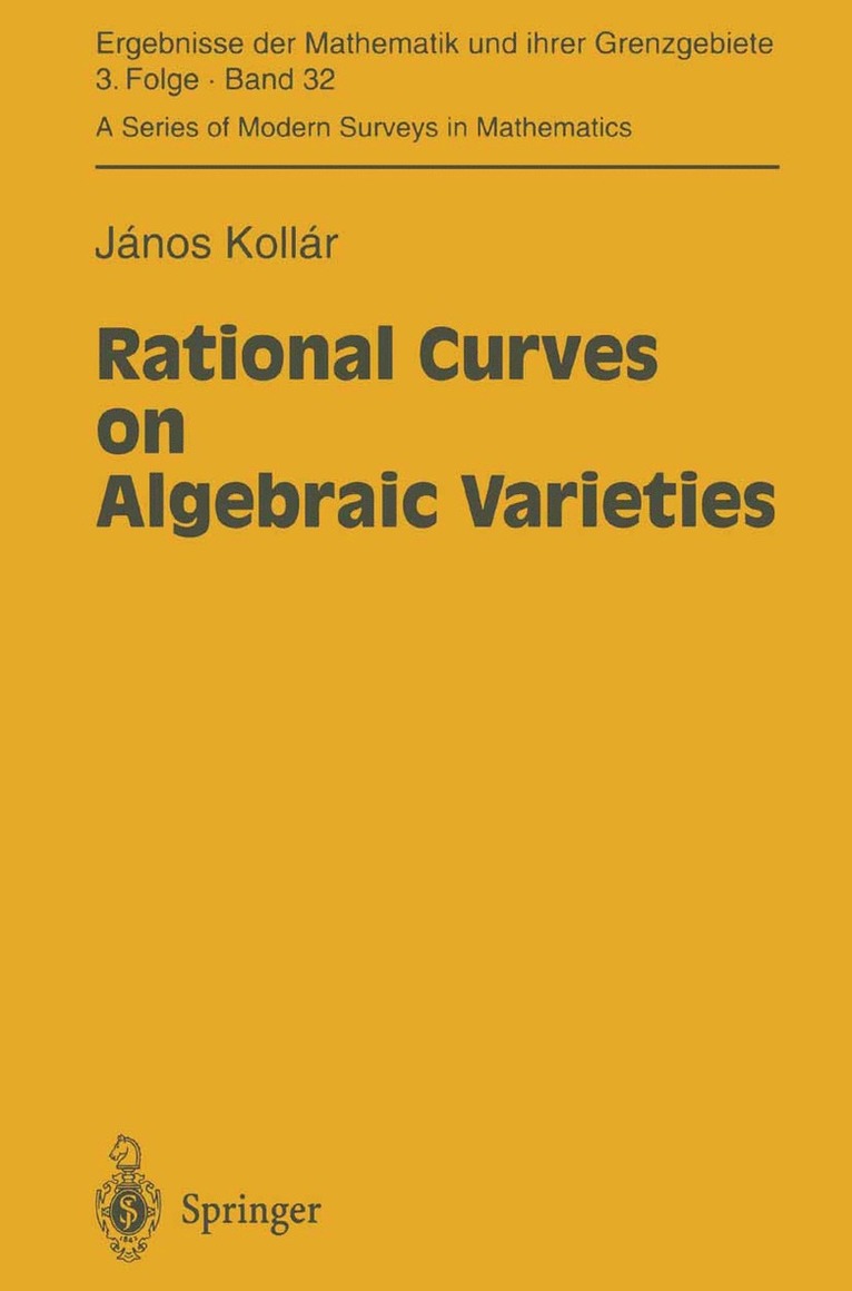 Rational Curves on Algebraic Varieties 1