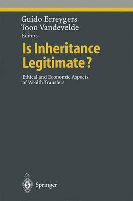 Guido Erreygers, Toon Vandevelde, Antoon Vandevelde - Is Inheritance Legitimate?, Häftad