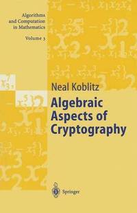 bokomslag Algebraic Aspects of Cryptography
