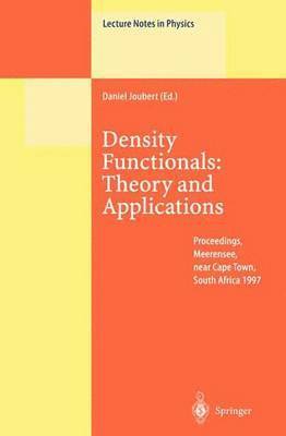 Density Functionals: Theory and Applications 1