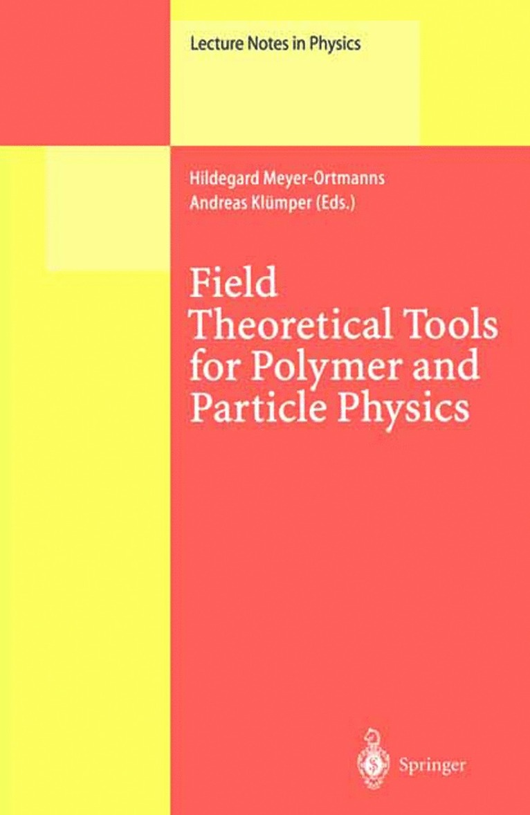 Hildegard Meyer-Ortmanns, Andreas Klümper - Field Theoretical Tools for Polymer and Particle Physics, Häftad