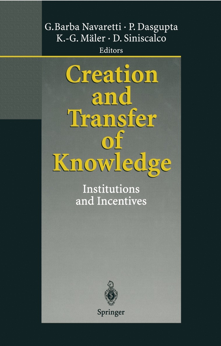 Creation and Transfer of Knowledge 1