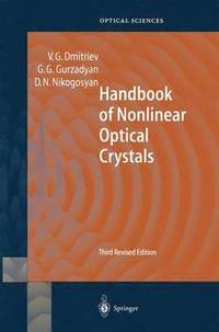 bokomslag Handbook of Nonlinear Optical Crystals