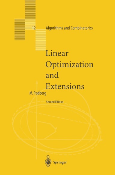 Manfred Padberg - Linear Optimization and Extensions, Häftad
