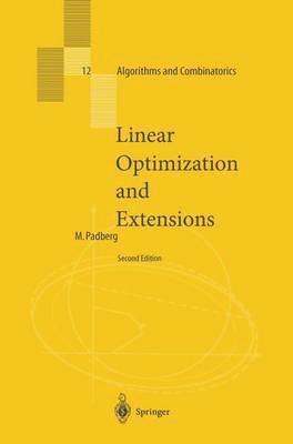 bokomslag Linear Optimization and Extensions