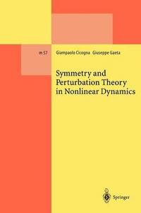 bokomslag Symmetry and Perturbation Theory in Nonlinear Dynamics