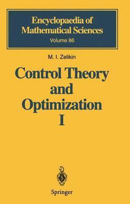 Control Theory and Optimization I 1