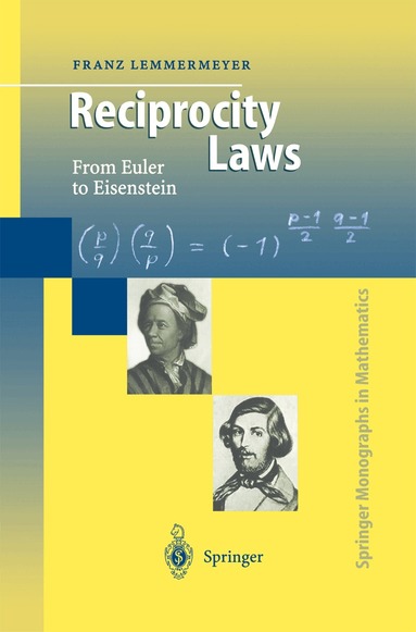 Franz Lemmermeyer - Reciprocity Laws, Häftad