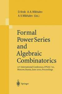 bokomslag Formal Power Series and Algebraic Combinatorics