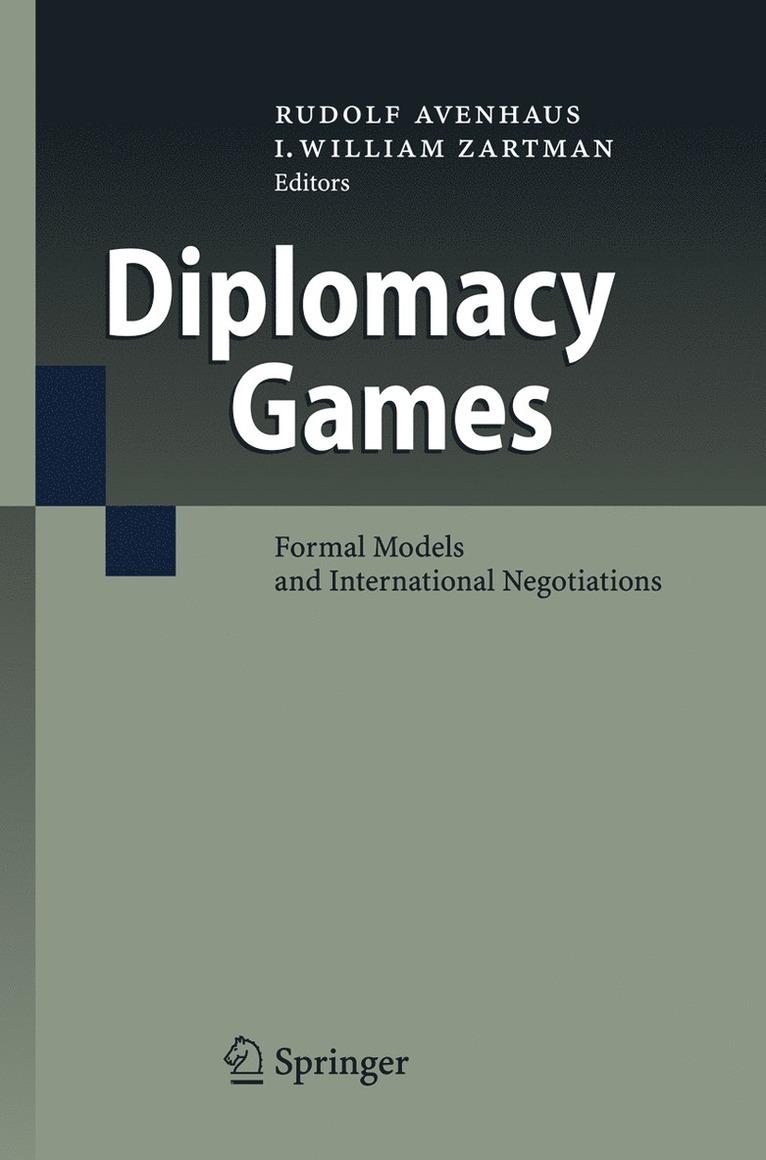 Rudolf Avenhaus, I. William Zartman - Diplomacy Games, Häftad