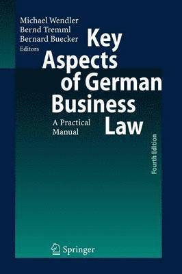 bokomslag Key Aspects of German Business Law