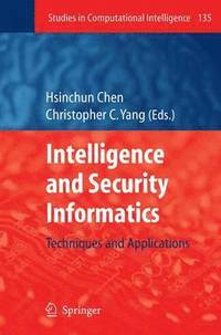 bokomslag Intelligence and Security Informatics