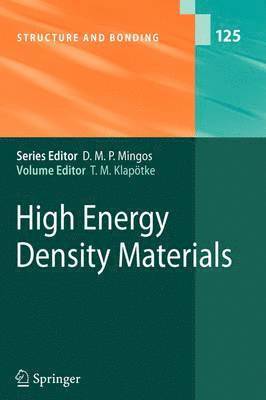 High Energy Density Materials 1