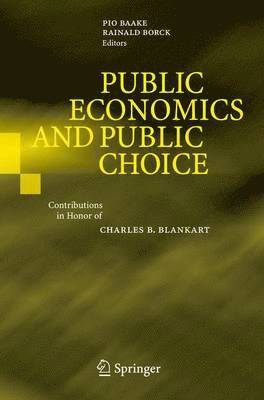 Public Economics and Public Choice 1