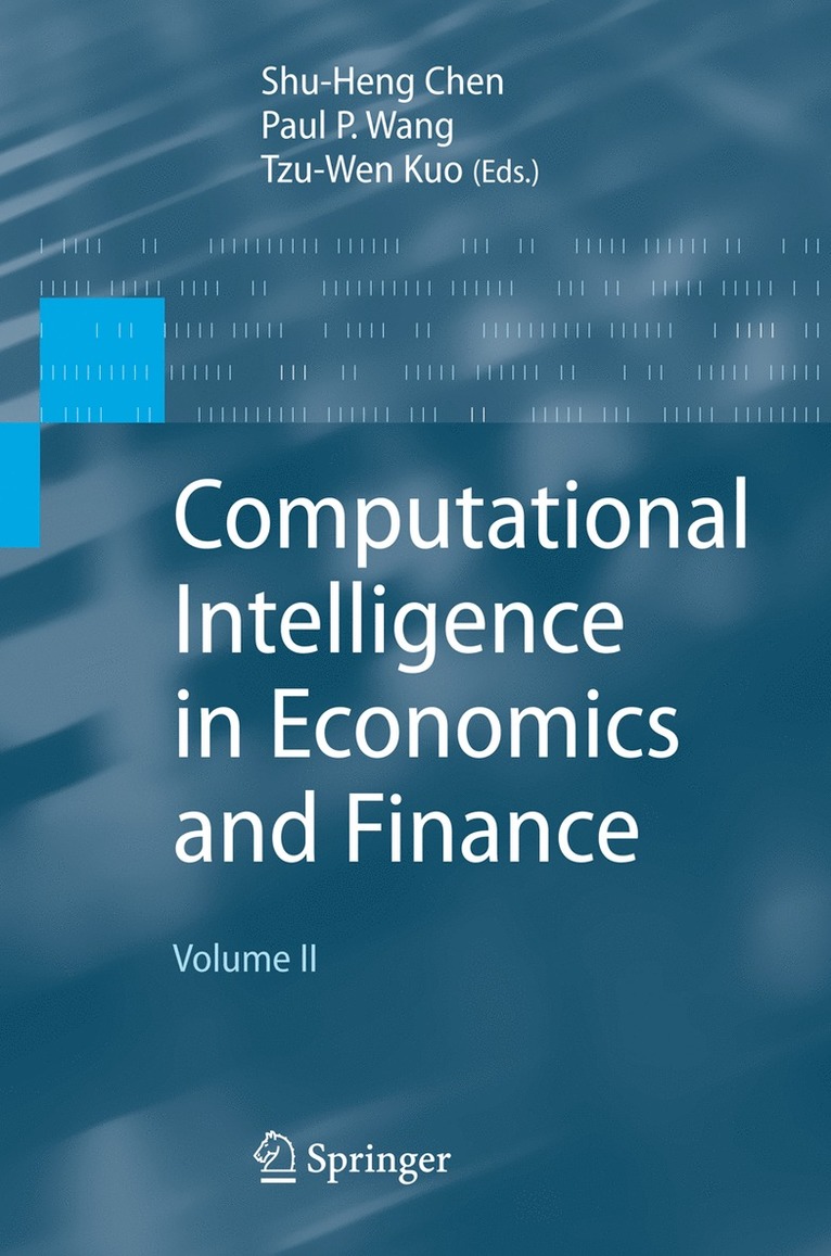 Paul P. Wang, Tzu-Wen Kuo - Computational Intelligence in Economics and Finance, Häftad