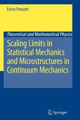 bokomslag Scaling Limits in Statistical Mechanics and Microstructures in Continuum Mechanics