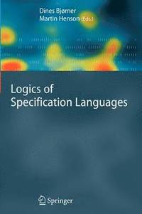 bokomslag Logics of Specification Languages