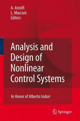 Analysis and Design of Nonlinear Control Systems 1