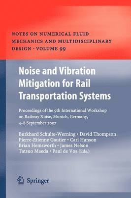 bokomslag Noise and Vibration Mitigation for Rail Transportation Systems