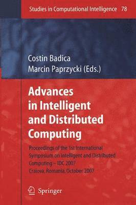 bokomslag Advances in Intelligent and Distributed Computing