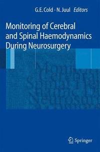 bokomslag Monitoring of Cerebral and Spinal Haemodynamics during Neurosurgery