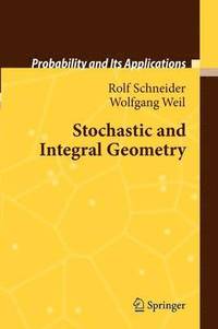 bokomslag Stochastic and Integral Geometry