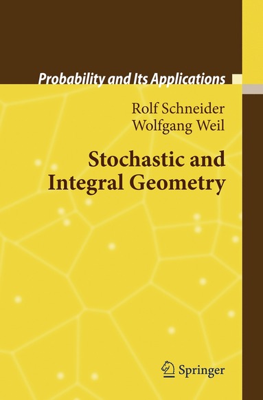 bokomslag Stochastic and Integral Geometry