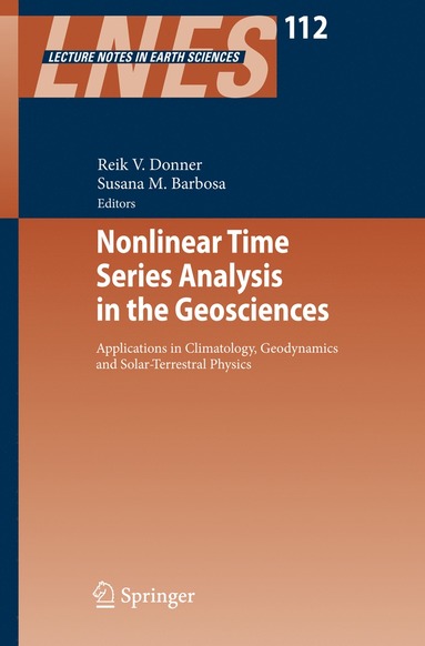 bokomslag Nonlinear Time Series Analysis in the Geosciences