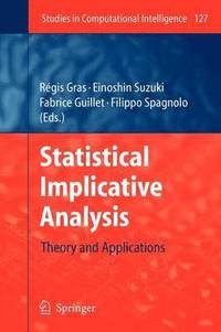 bokomslag Statistical Implicative Analysis