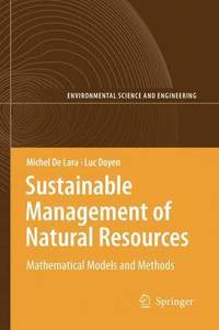 bokomslag Sustainable Management of Natural Resources