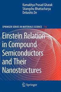 bokomslag Einstein Relation in Compound Semiconductors and Their Nanostructures