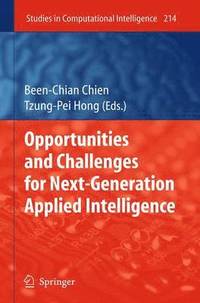 bokomslag Opportunities and Challenges for Next-Generation Applied Intelligence
