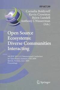 bokomslag Open Source Ecosystems: Diverse Communities Interacting