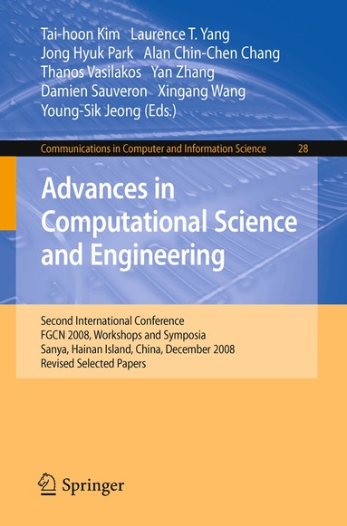 Laurence Tianruo Yang, Jong Hyuk Park, Thanos Vasilakos, Yan Zhang, Damien Sauveron, Xingang Wang, Young-Sik Jeong - Advances in Computational Science and Engineering, Häftad