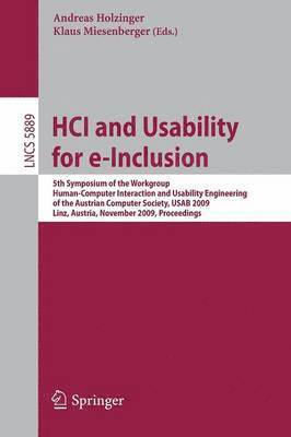 HCI and Usability for e-Inclusion 1