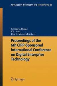 bokomslag Proceedings of the 6th CIRP-Sponsored International Conference on Digital Enterprise Technology