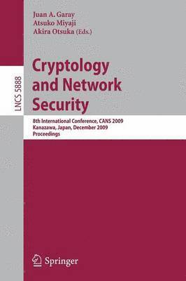 bokomslag Cryptology and Network Security