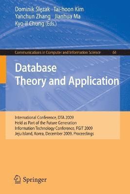 Database Theory and Application 1