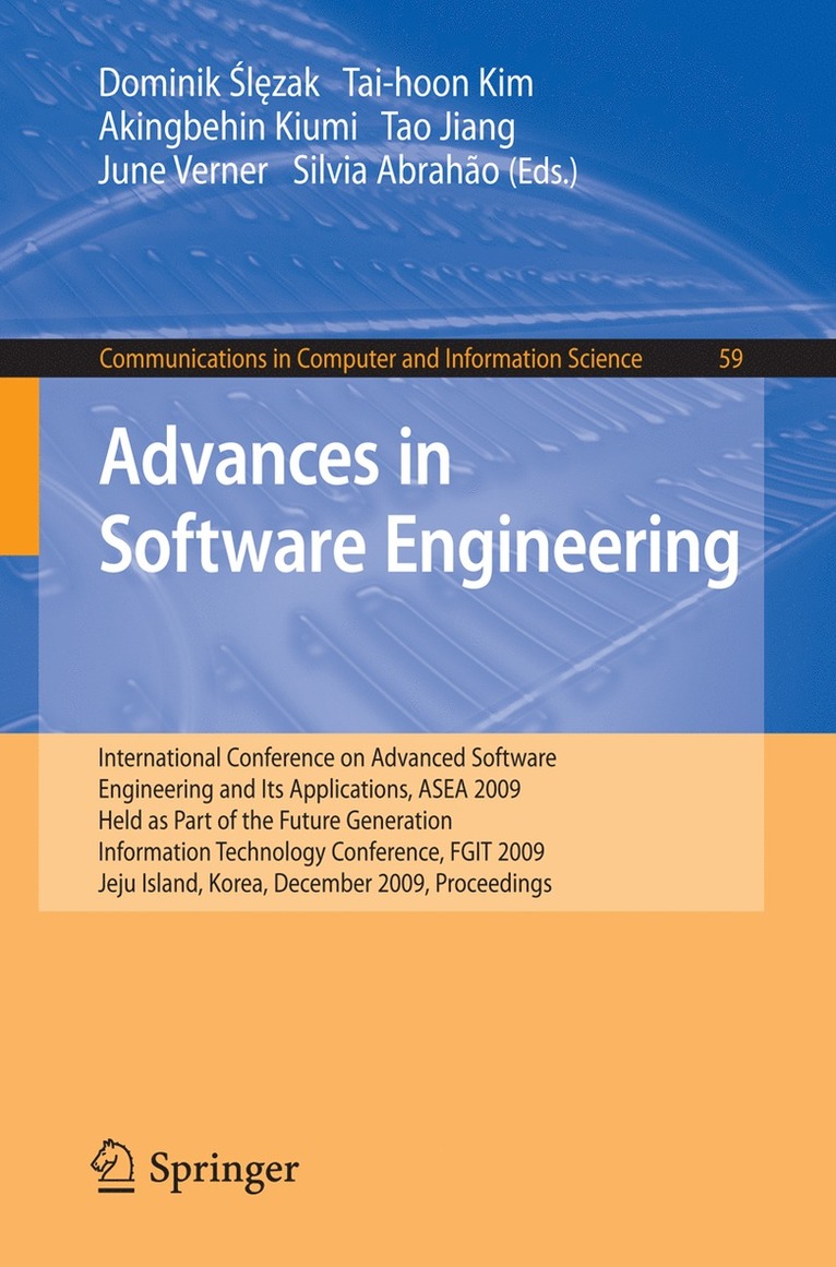 Advances in Software Engineering 1