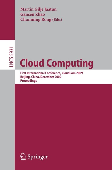Martin Gilje Jaatun, Gansen Zhao, Chunming Rong - Cloud Computing, Häftad