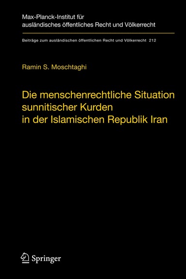 bokomslag Die menschenrechtliche Situation sunnitischer Kurden in der Islamischen Republik Iran